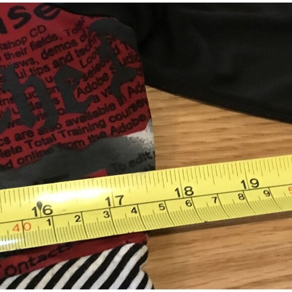 Marie Claire Boutiques Tunic New York Graphic Print Top Large Womens 3/4 Sleeve - Picture 7 of 8